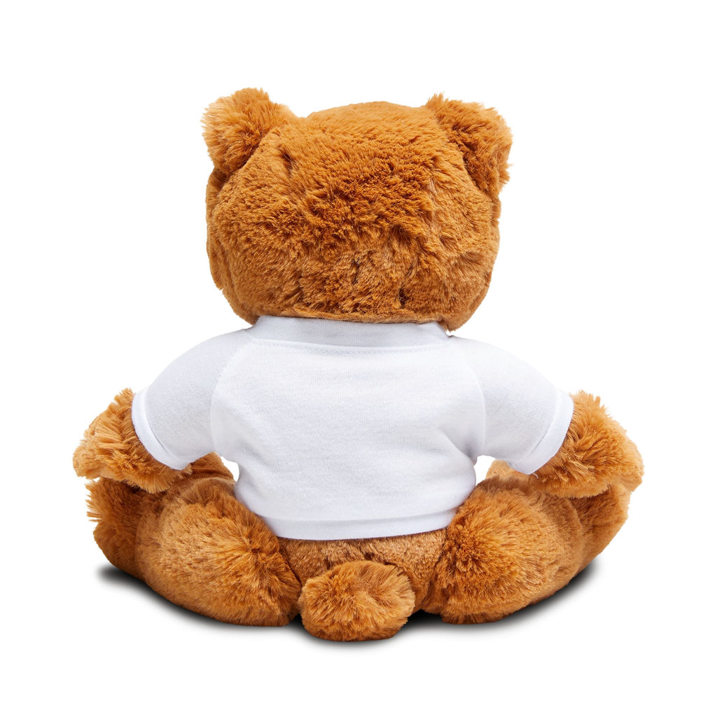 Sunflower Gnome Fox Teddy Bear with Bow Tie — Cute Plush Gift with Printed T‑Shirt