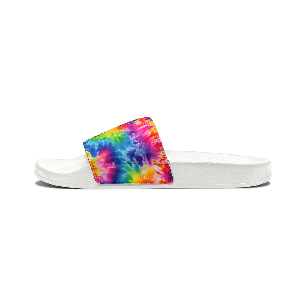 Tie-Dye Skull Slide Sandals — Women’s Removable‑Strap Casual Slides