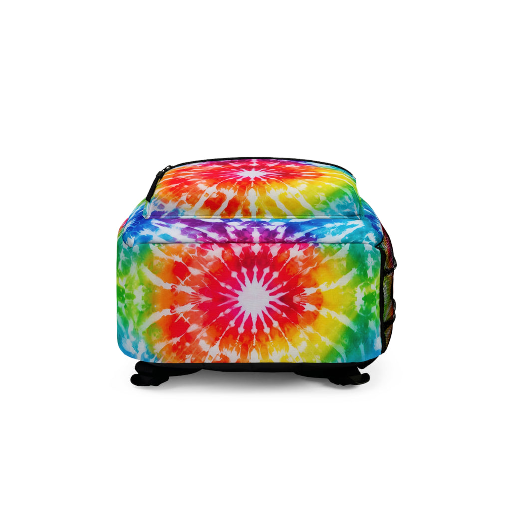 Tie-Dye Gnome Backpack – Colorful Boho School & Travel Bag