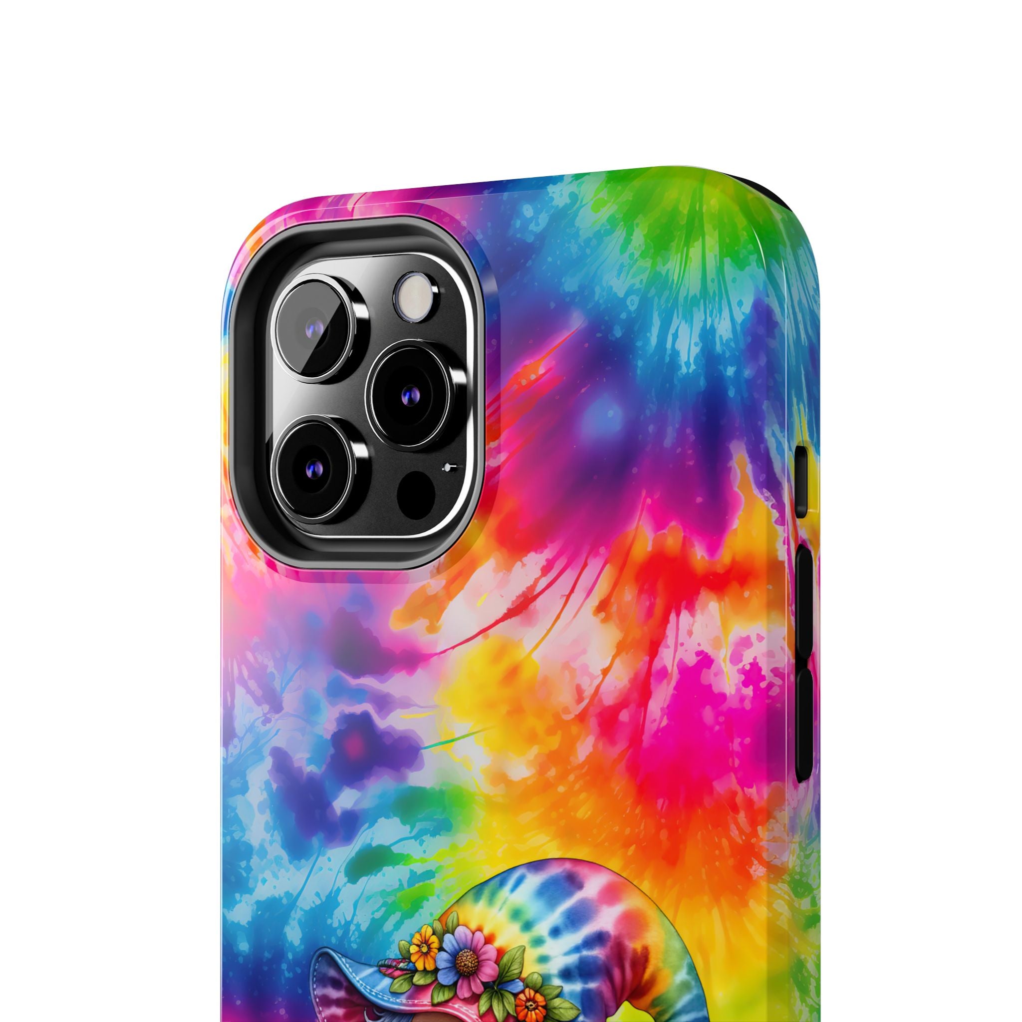 Tie-Dye Gnome Tough Phone Case — Colorful Boho Protective Phone Cover