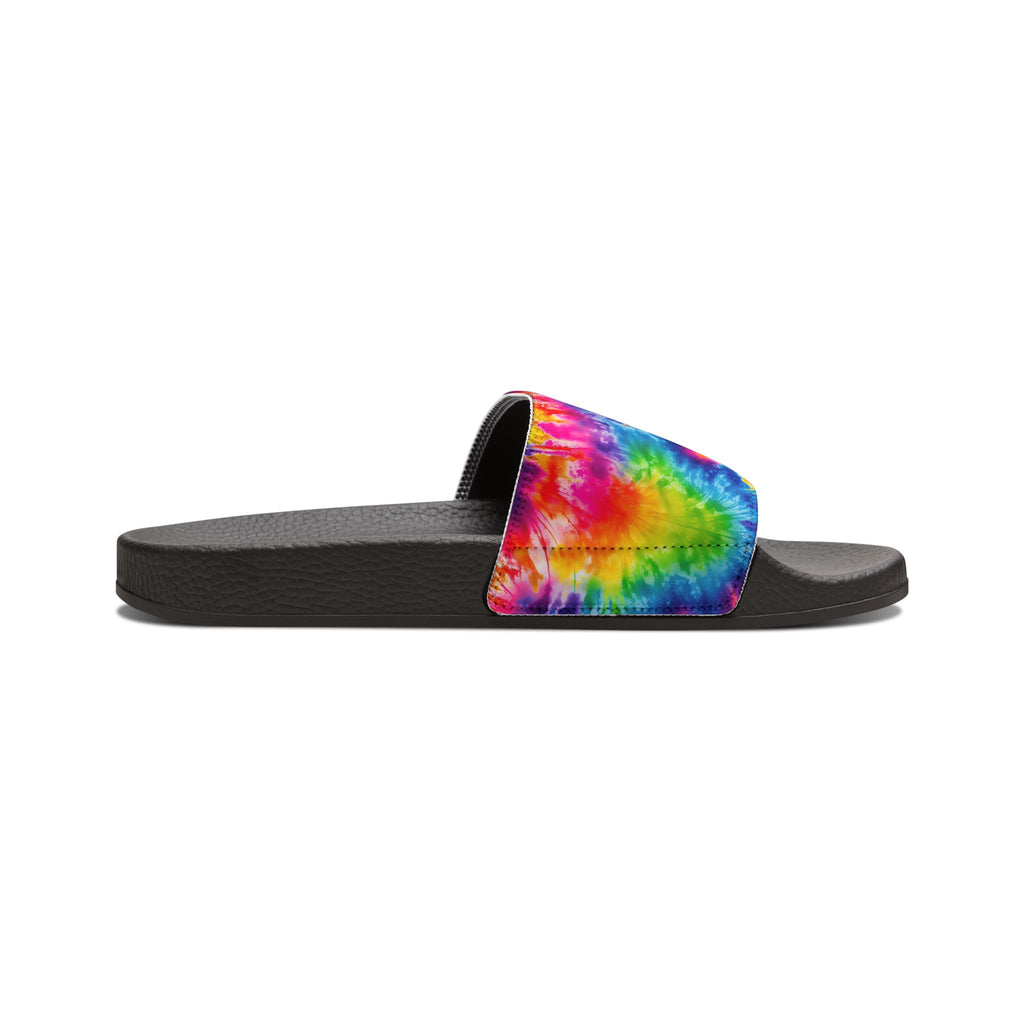 Tie-Dye Skull Slide Sandals — Women’s Removable‑Strap Casual Slides