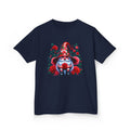 Valentine Gnome Kids Tee — Cute Red Rose Garden Gnome Shirt