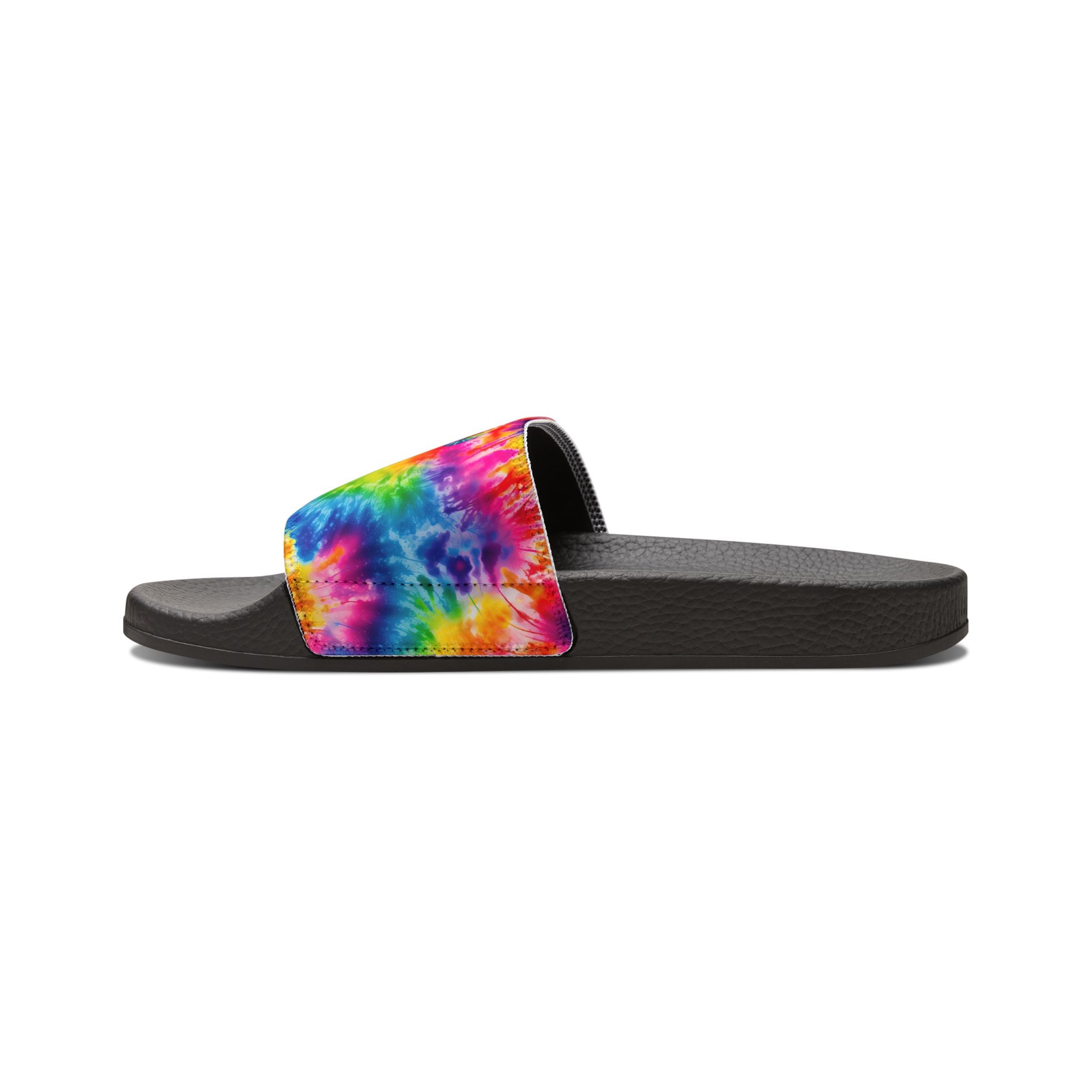 Tie-Dye Skull Slide Sandals — Women’s Removable‑Strap Casual Slides