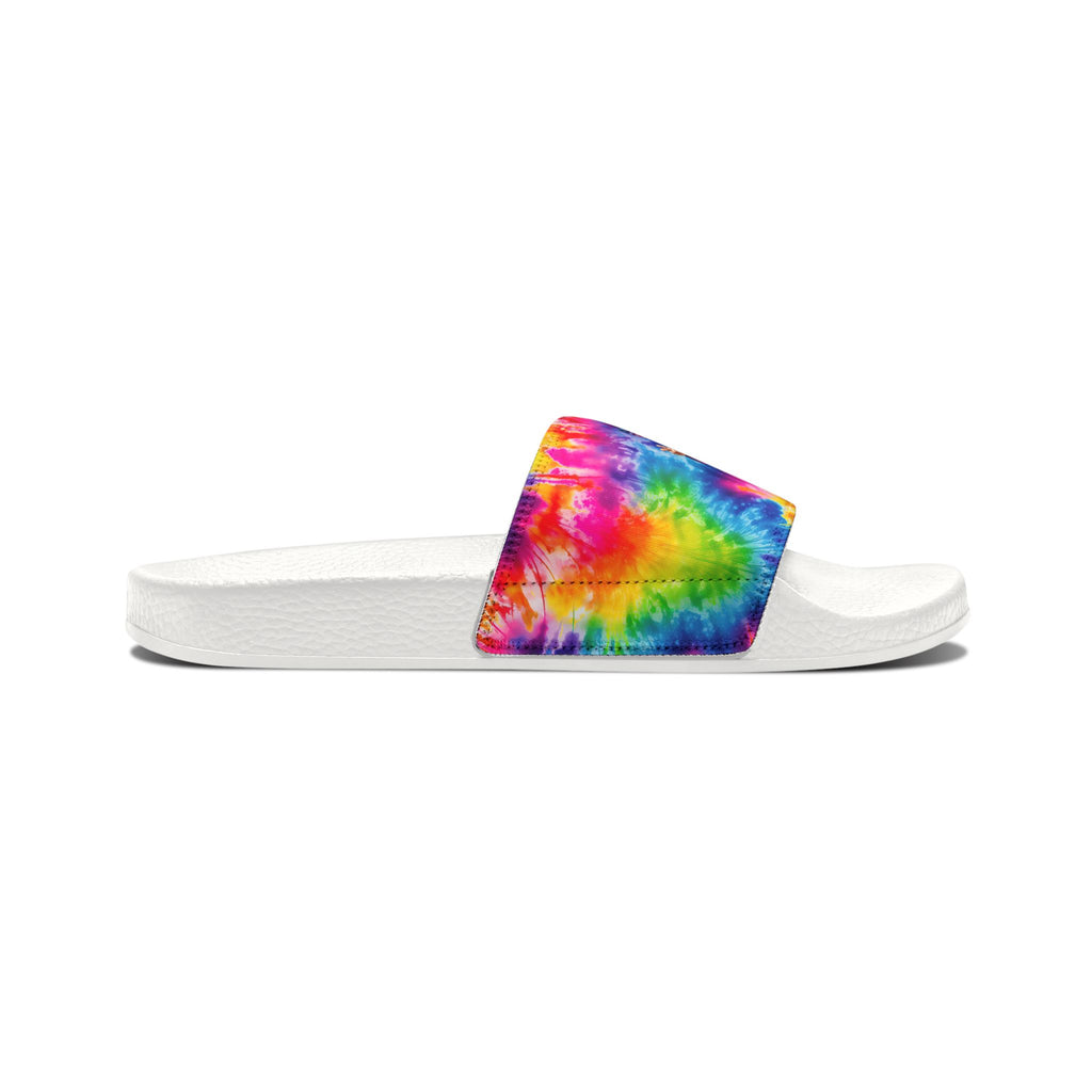 Tie-Dye Skull Slide Sandals — Women’s Removable‑Strap Casual Slides