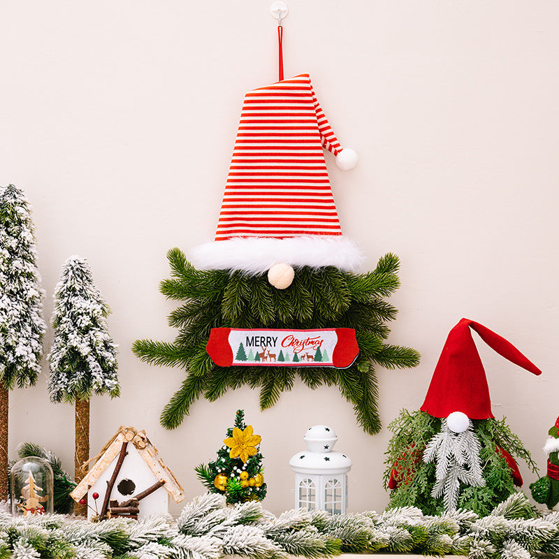 Christmas Ornament Faceless Doll Tree Pendant Christmas Elf Wreath Holiday Gnome Door Hanging