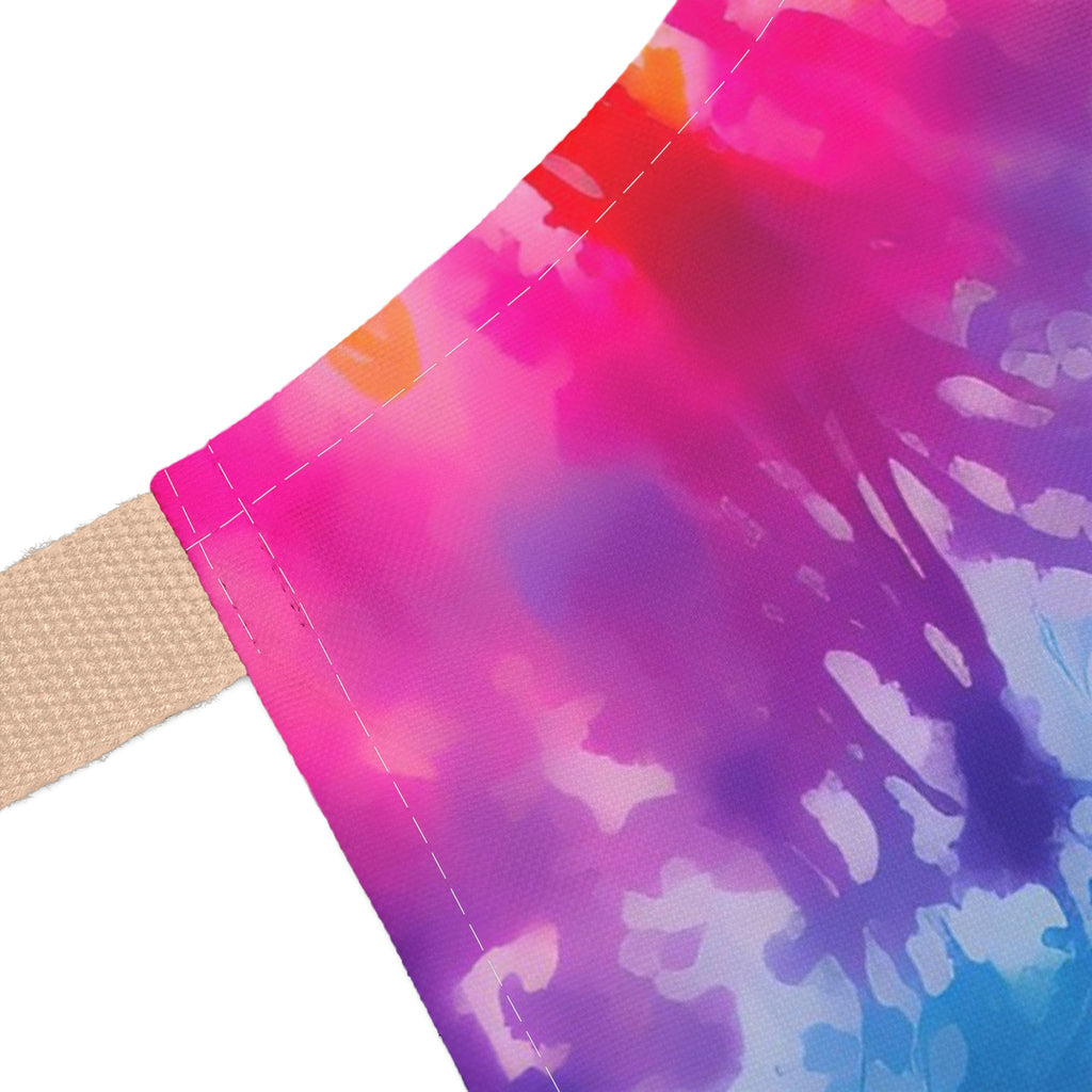 Tie-Dye Gnome BBQ Apron - Colorful Grilling Chef Apron
