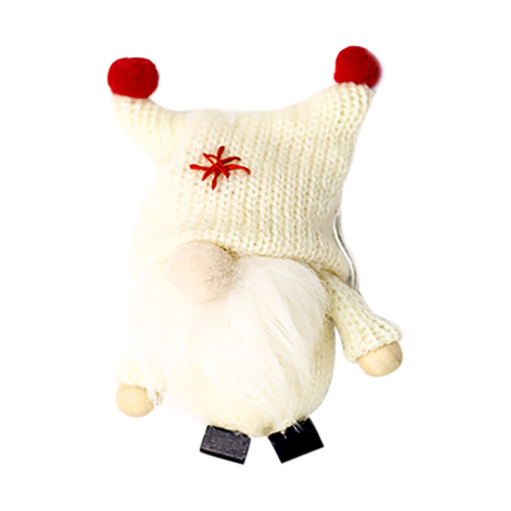 Christmas Long Legged Swedish Santa Gnome Plush Doll Ornament Handmade Elf Toys Holiday Home Party Decor Kids Gift#25