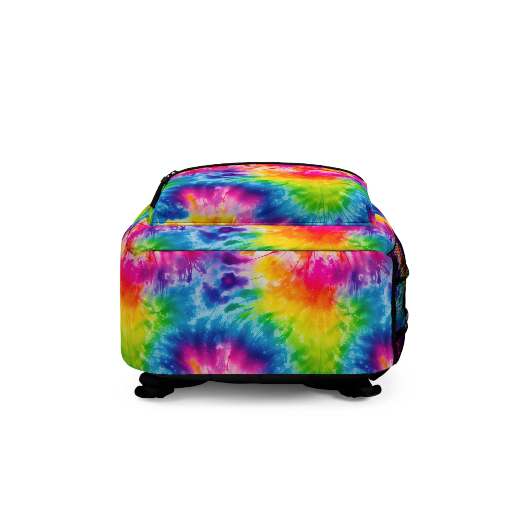 Tie-Dye Gnome Backpack — Colorful Floral Gnome School Bag