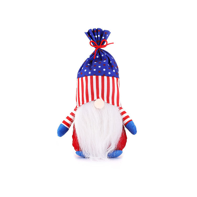 American National Day New Plush Rudolph Gnome Doll Dwarf Faceless Doll Independence Day Decoration