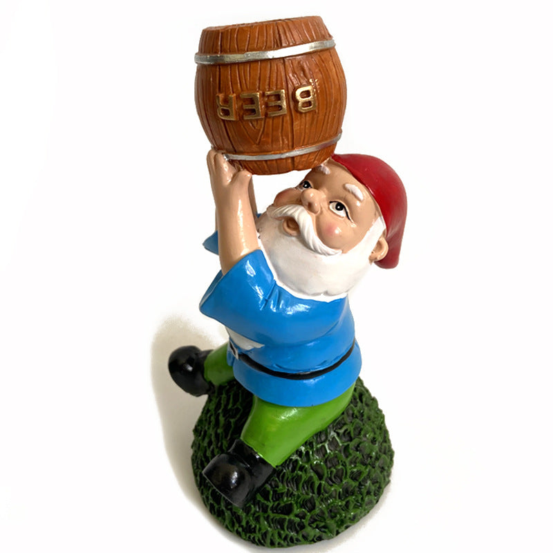 Garden Ornaments Dwarf Resin Crafts Gnome Statues Old Man Christmas Gifts Resin Ornaments