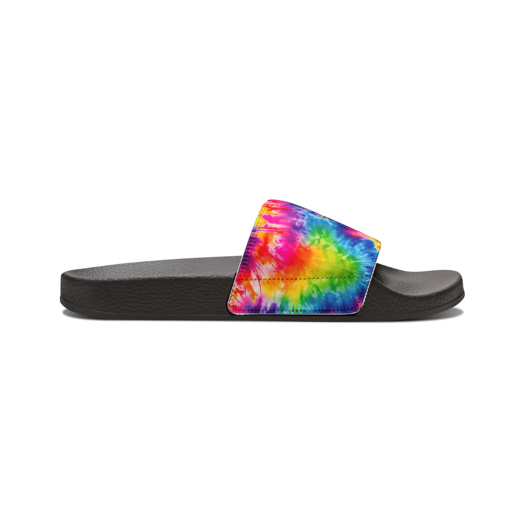Tie-Dye Skull Slide Sandals — Women’s Removable‑Strap Casual Slides