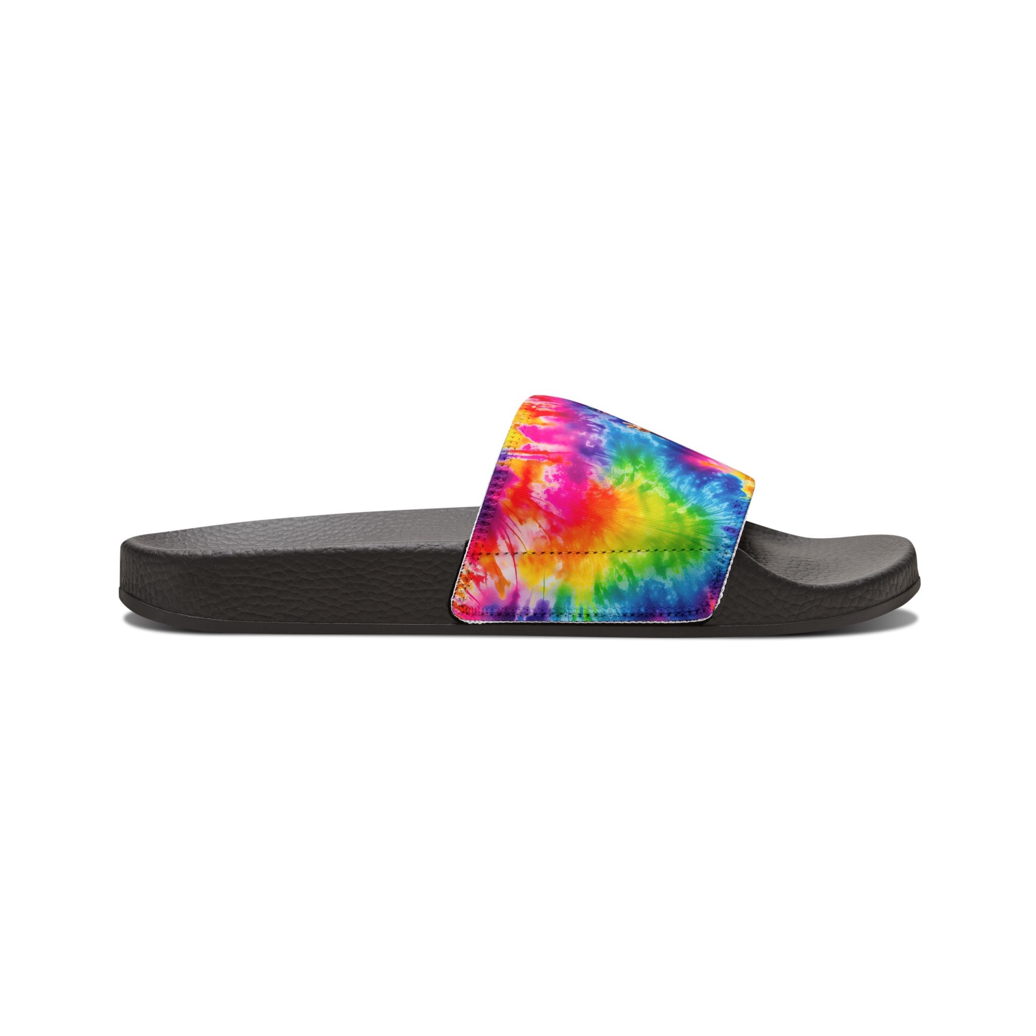 Tie-Dye Skull Slide Sandals — Women’s Removable‑Strap Casual Slides