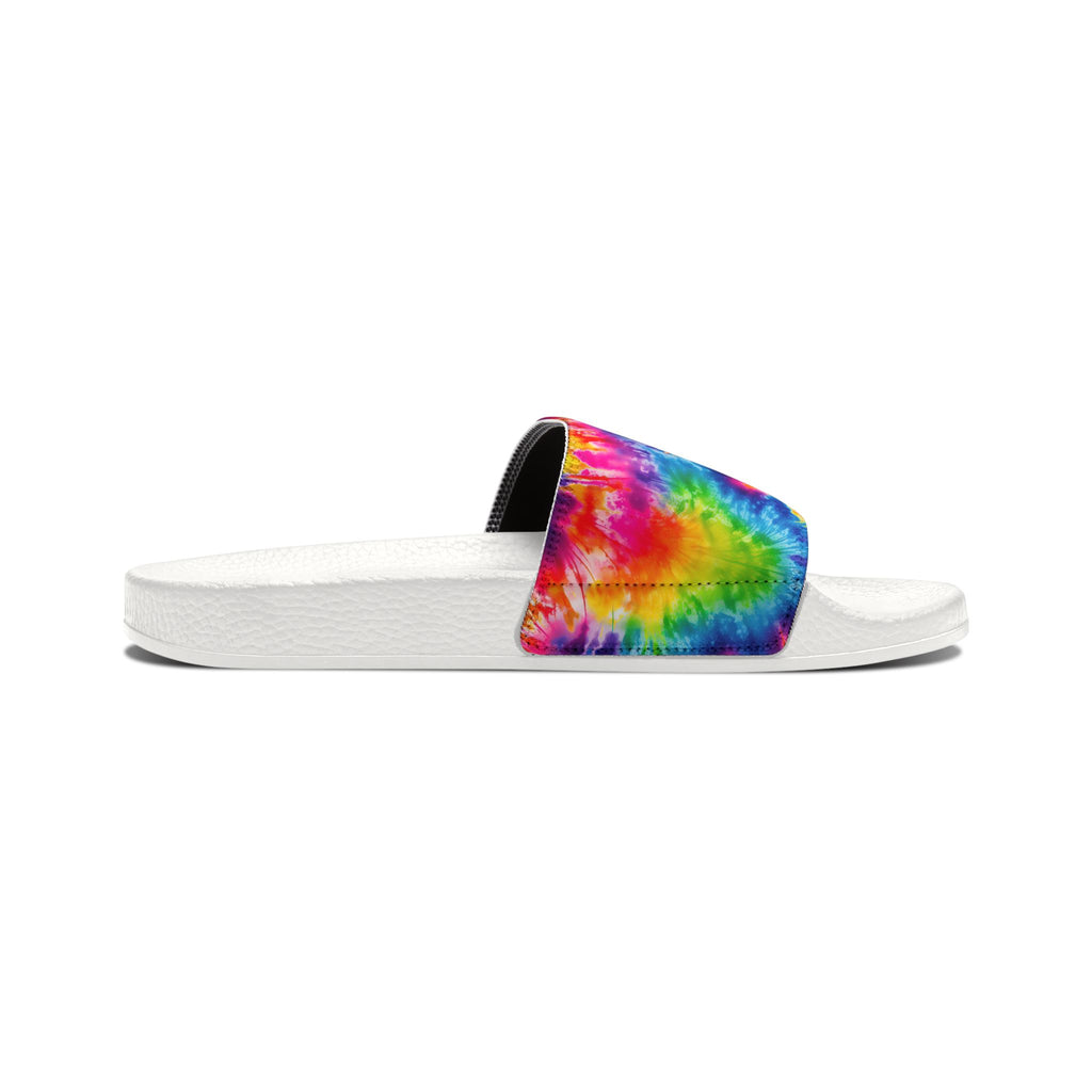 Tie-Dye Skull Slide Sandals — Women’s Removable‑Strap Casual Slides