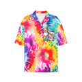 Gnome Tie Dye VW 60's Bus Women's All Over Print Hawaiian Shirt Made in USA