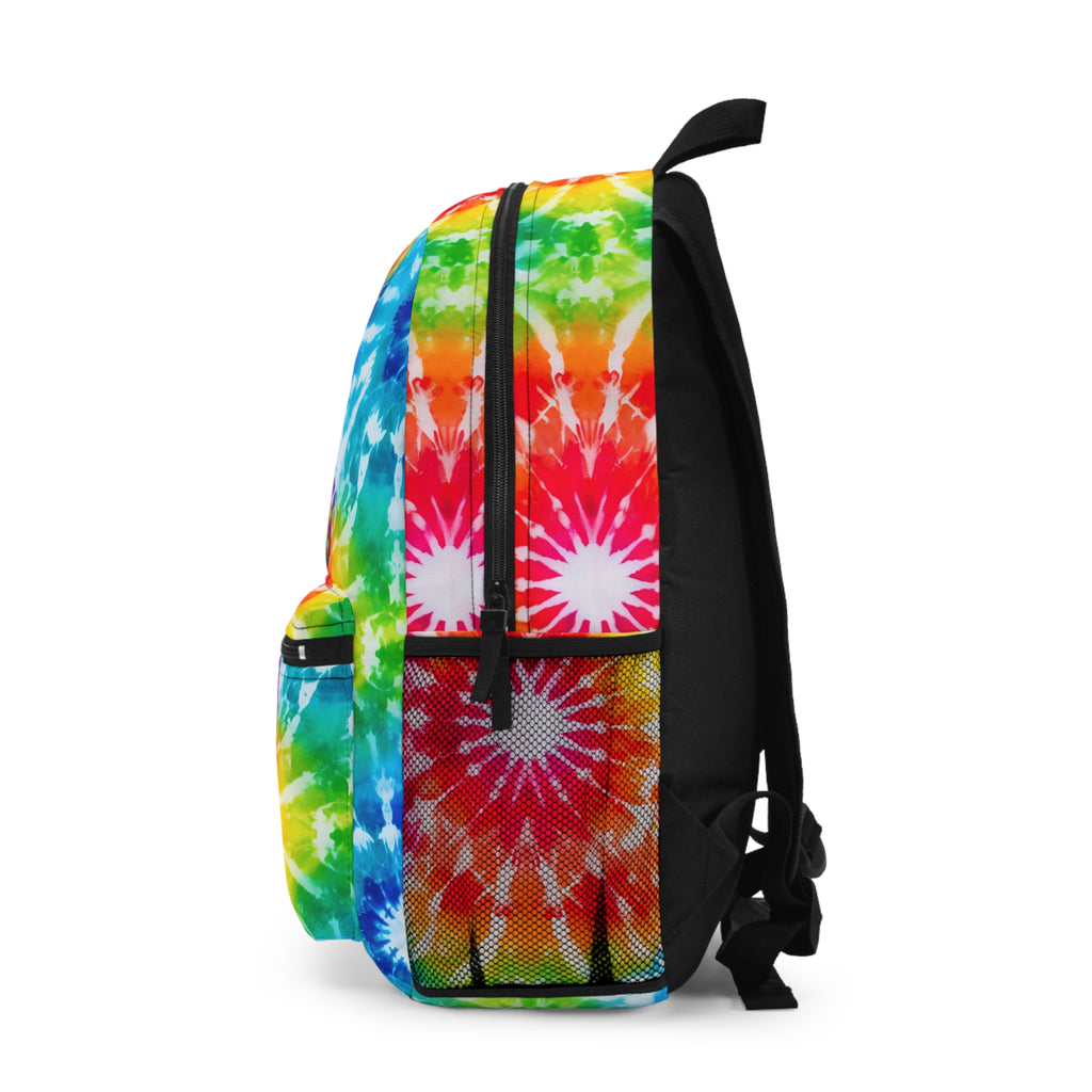 Tie-Dye Gnome Backpack – Colorful Boho School & Travel Bag