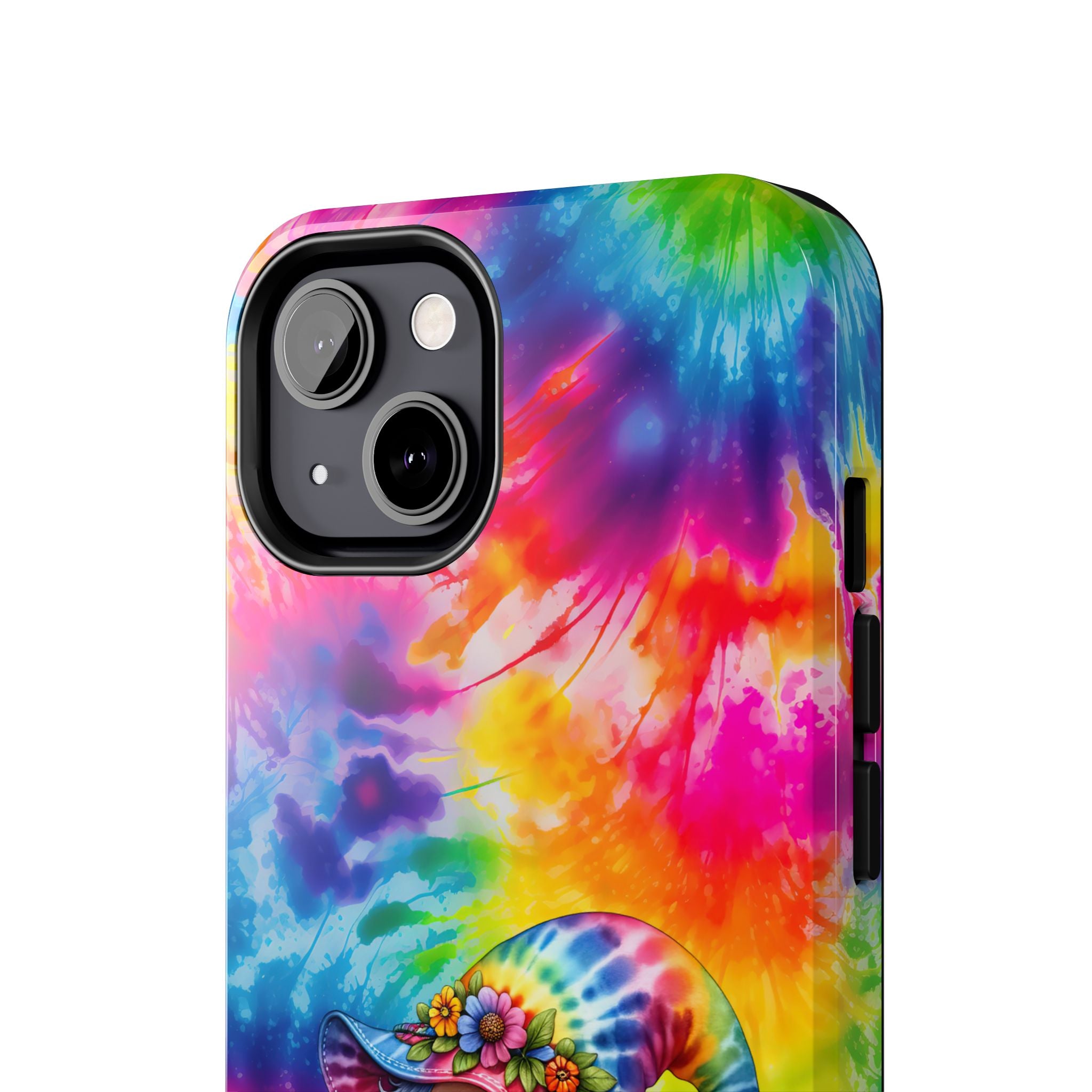 Tie-Dye Gnome Tough Phone Case — Colorful Boho Protective Phone Cover
