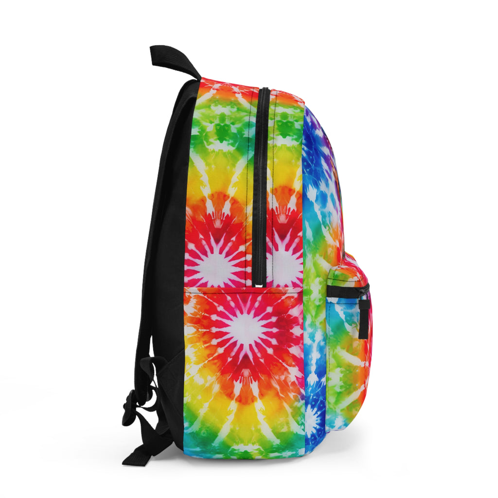 Tie-Dye Gnome Backpack – Colorful Boho School & Travel Bag