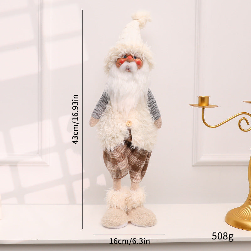 Vintage Gnome Santa Christmas Decoration Figurine Window Display Decor