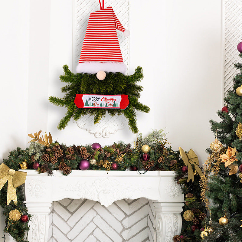Christmas Ornament Faceless Doll Tree Pendant Christmas Elf Wreath Holiday Gnome Door Hanging