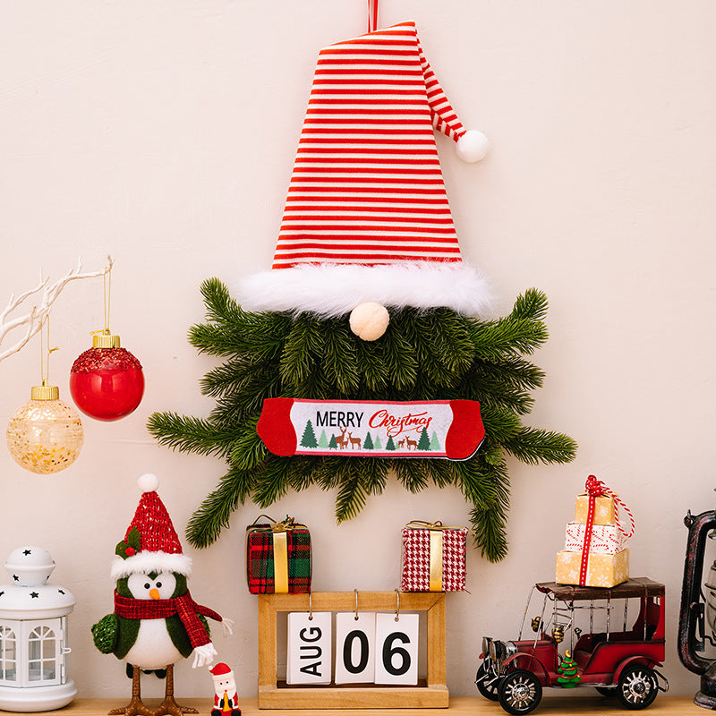 Christmas Ornament Faceless Doll Tree Pendant Christmas Elf Wreath Holiday Gnome Door Hanging