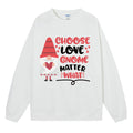 Choose love gnome matter what Christmas hoodie