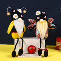 Bee Festival Flower Butterfly Long Legs Faceless Doll Cute Gnome Doll Ornament Creative Doll Gift