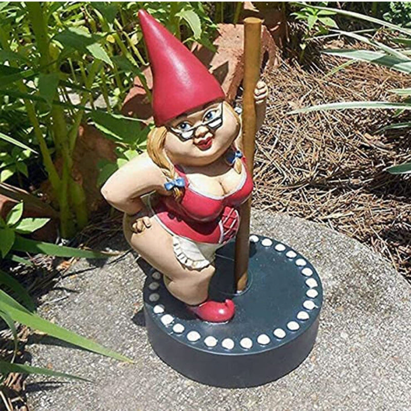 Pole Dancer Resin Ornament Garden Craft Ornament Pole Dance Gnome Resin Ornament Garden Decoration