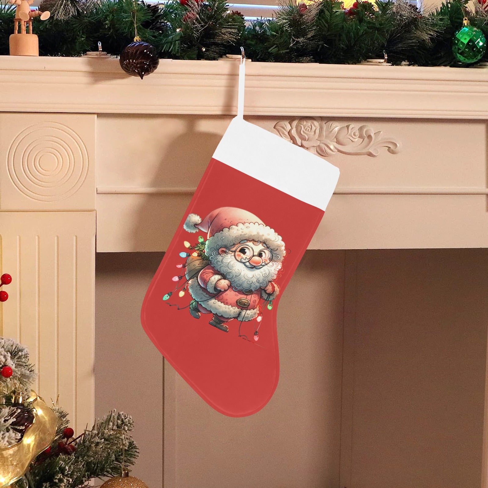 Gnome Christmas Stocking (Made in USA)