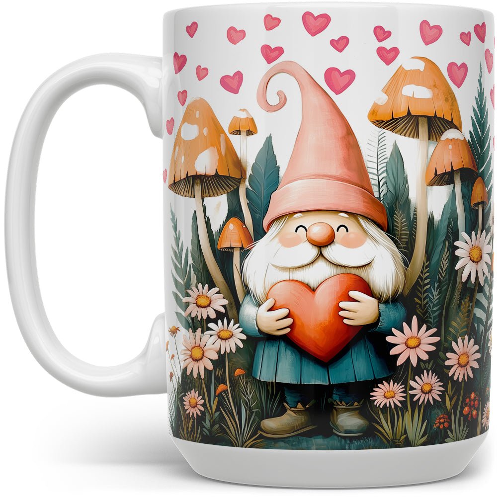Valentine Garden Gnome Mug